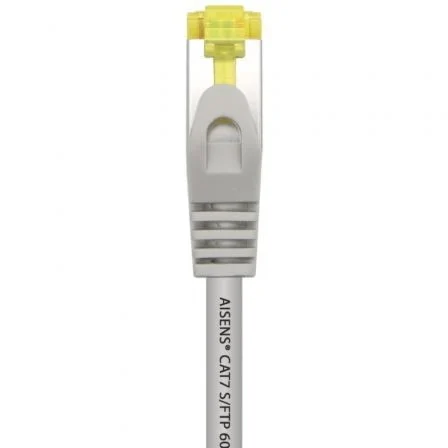 Aisens Cable de Red RJ45 Cat.7 600 MHz LSZH S/FTP PIMF AWG26 - Gris - 25 cm